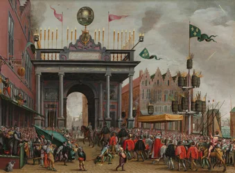 Der freudige Einzug des Herzogs von Anjou, 1582-1600